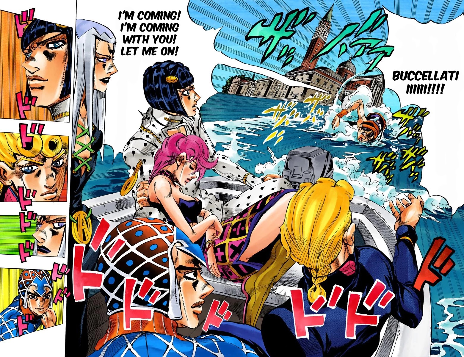 JoJo's Bizarre Adventure Part 5 - Vento Aureo (Official Colored) Chapter 84 page 17 - Chapter 84: The Mystery of King Crimson Part 6