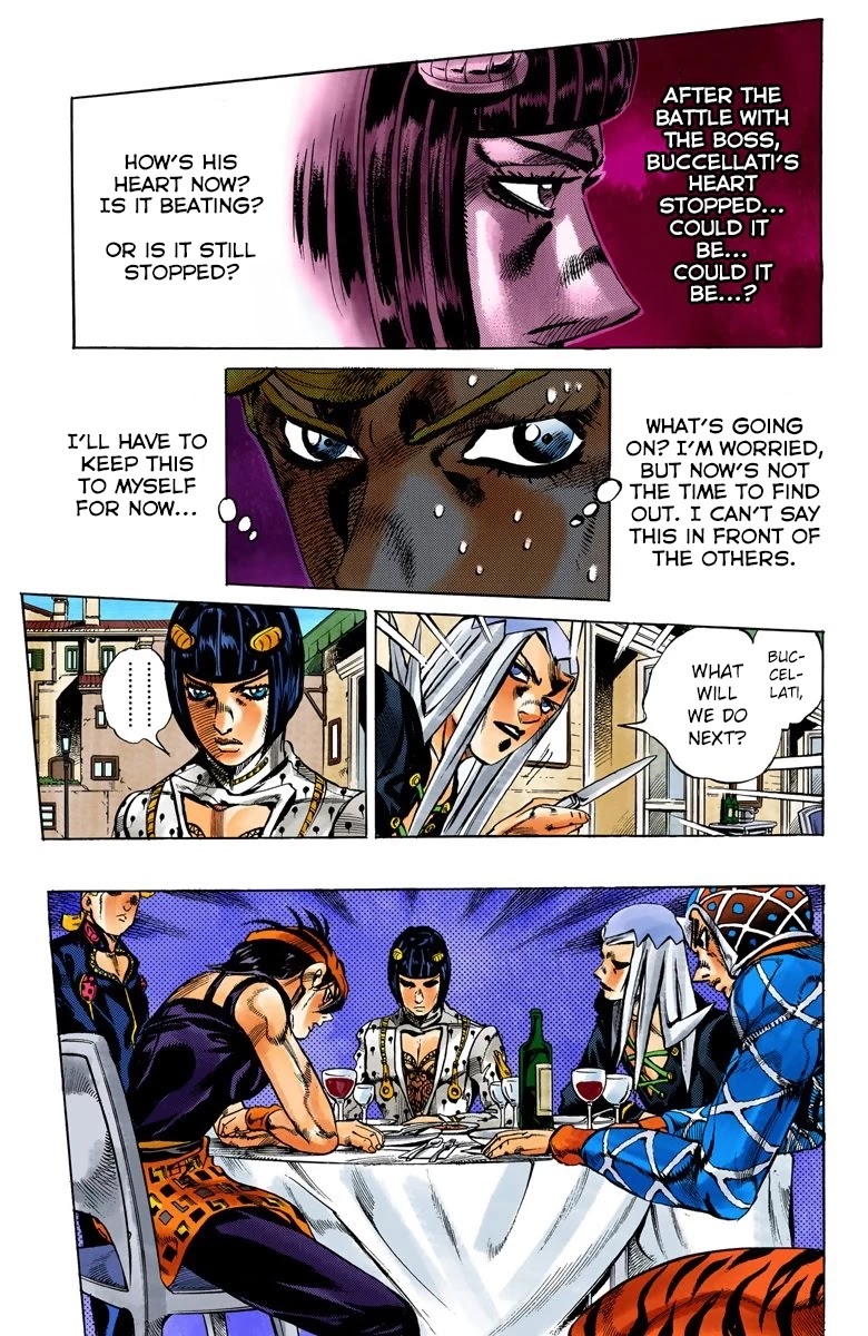 JoJo's Bizarre Adventure Part 5 - Vento Aureo (Official Colored) Chapter 85 page 10 - Chapter 85: The _G_ in Guts
