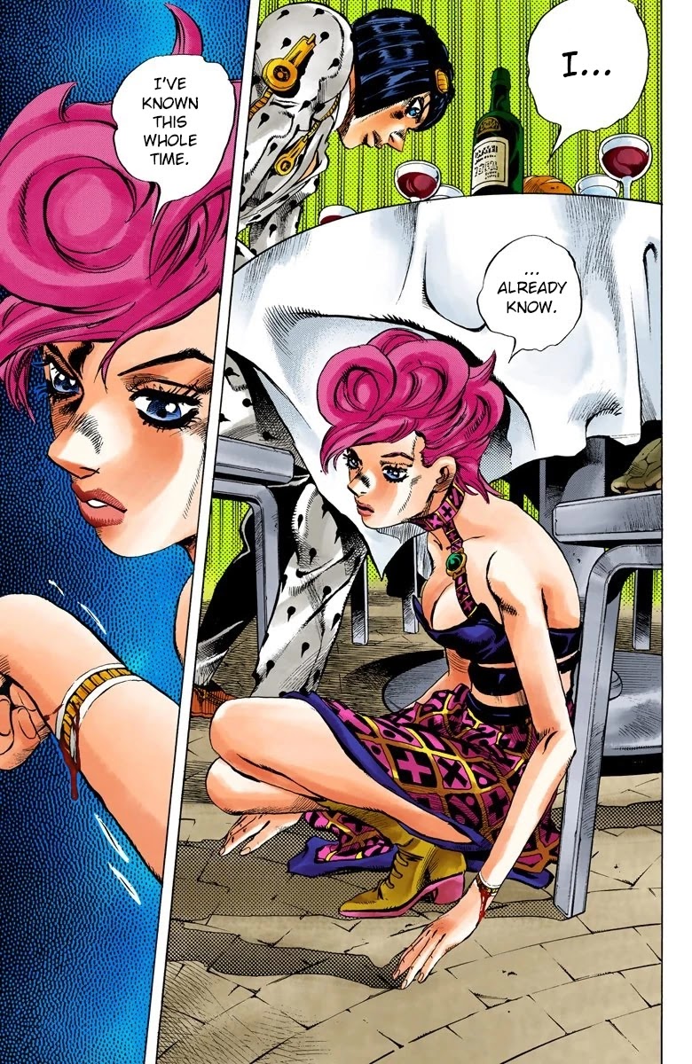 JoJo's Bizarre Adventure Part 5 - Vento Aureo (Official Colored) Chapter 85 page 14 - Chapter 85: The _G_ in Guts