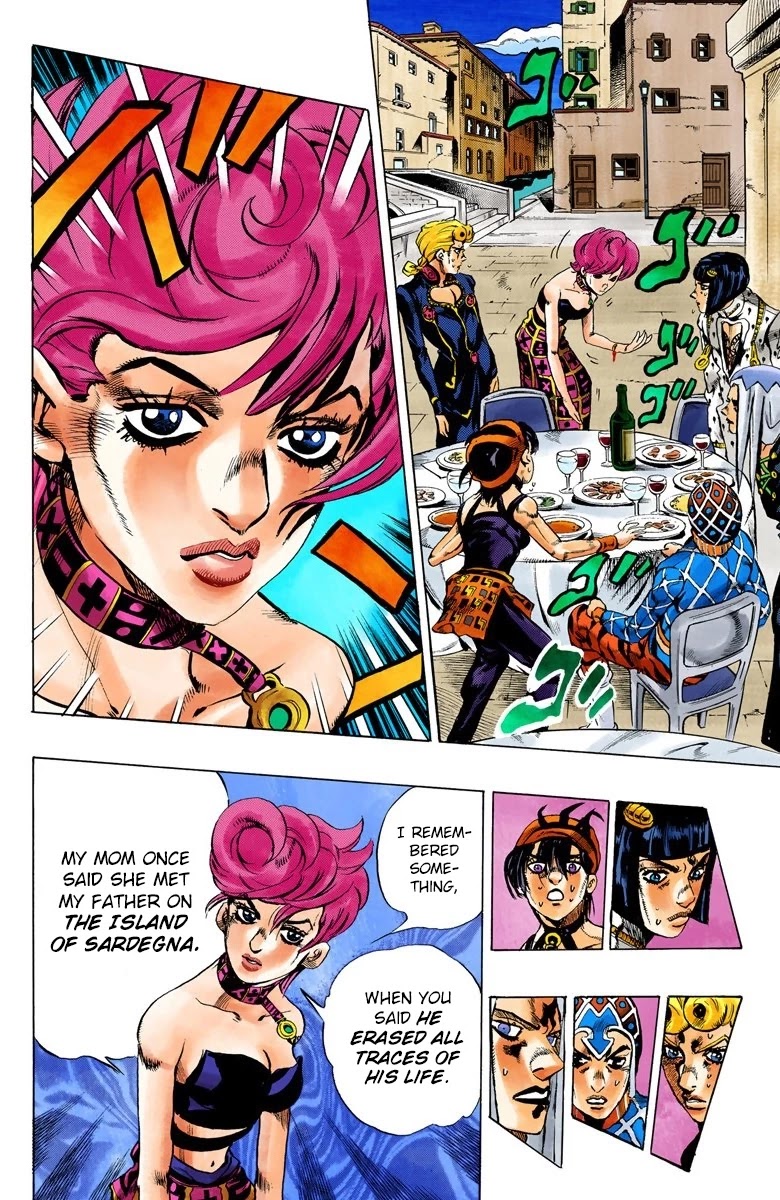 JoJo's Bizarre Adventure Part 5 - Vento Aureo (Official Colored) Chapter 85 page 15 - Chapter 85: The _G_ in Guts