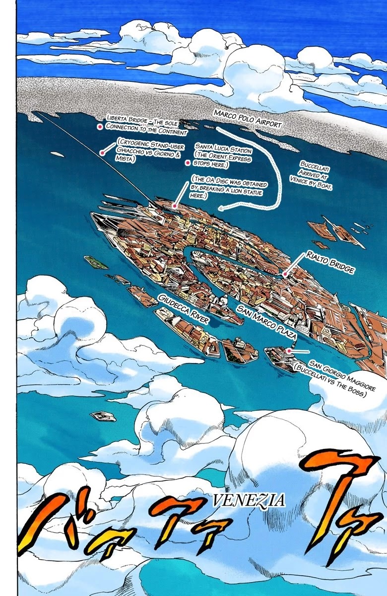 JoJo's Bizarre Adventure Part 5 - Vento Aureo (Official Colored) Chapter 85 page 3 - Chapter 85: The _G_ in Guts