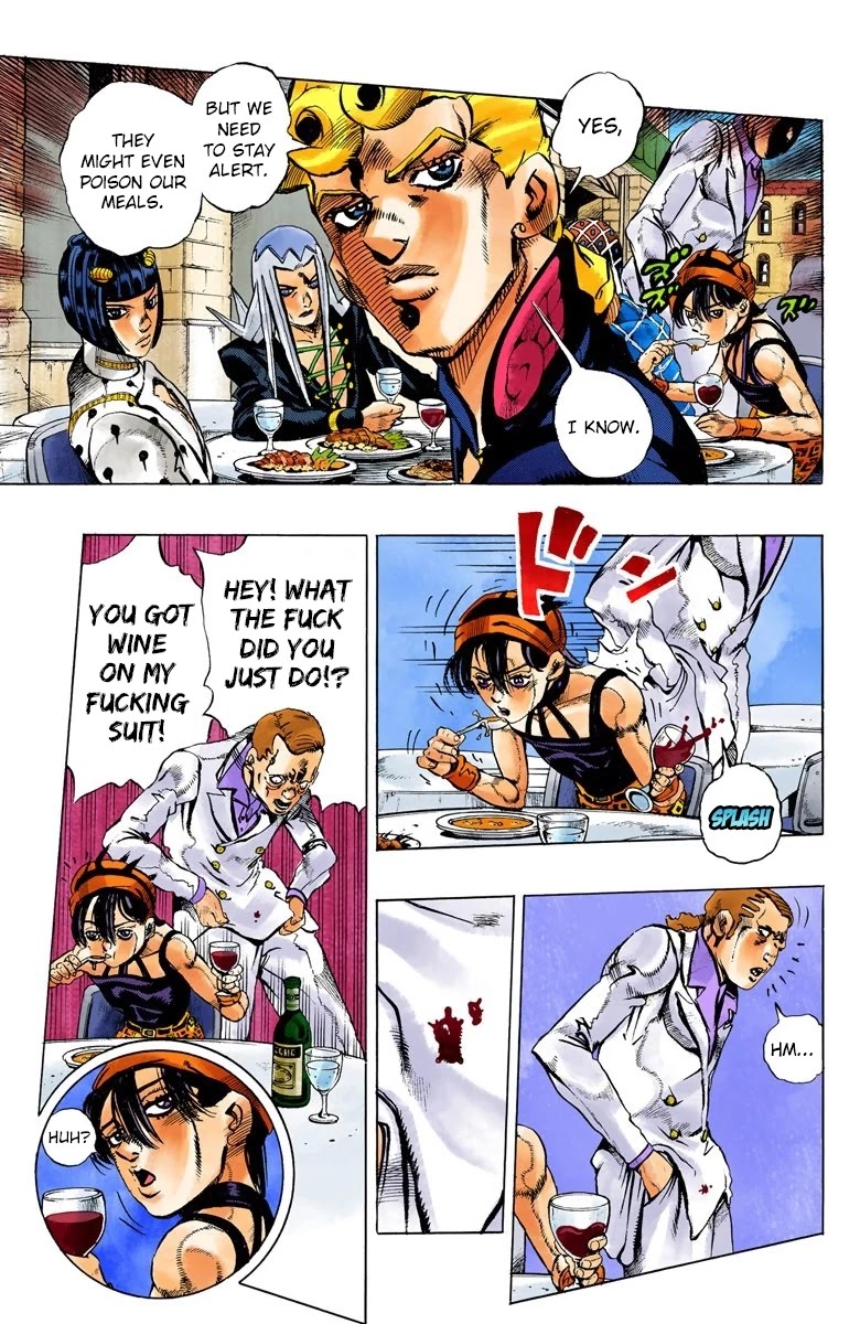 JoJo's Bizarre Adventure Part 5 - Vento Aureo (Official Colored) Chapter 85 page 6 - Chapter 85: The _G_ in Guts