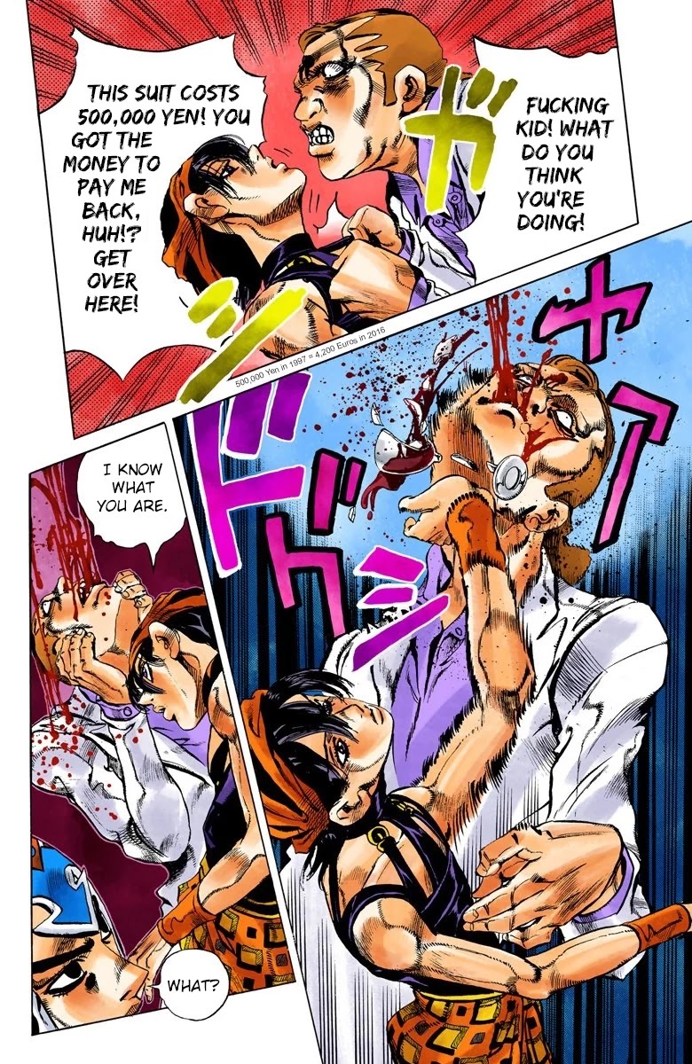 JoJo's Bizarre Adventure Part 5 - Vento Aureo (Official Colored) Chapter 85 page 7 - Chapter 85: The _G_ in Guts