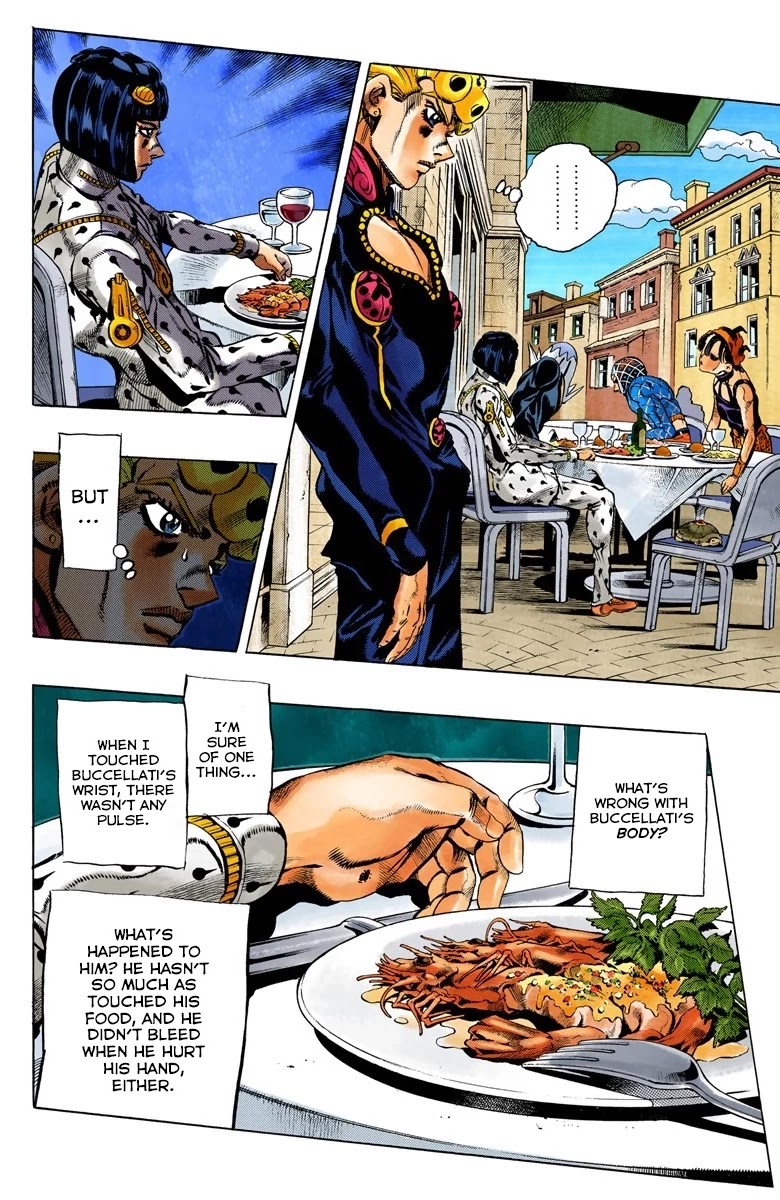 JoJo's Bizarre Adventure Part 5 - Vento Aureo (Official Colored) Chapter 85 page 9 - Chapter 85: The _G_ in Guts