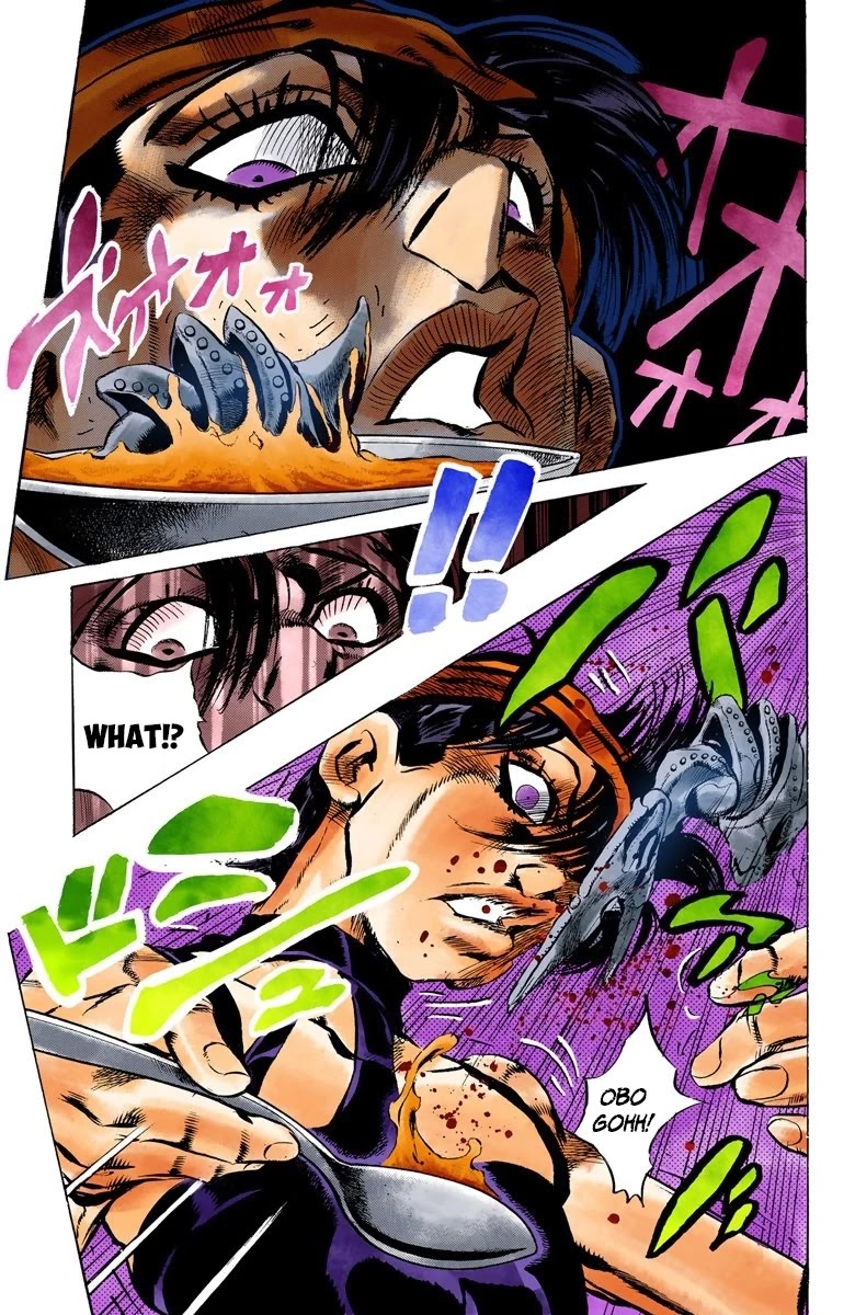 JoJo's Bizarre Adventure Part 5 - Vento Aureo (Official Colored) Chapter 86 page 5 - Chapter 86: Clash and Talking Head Part 1