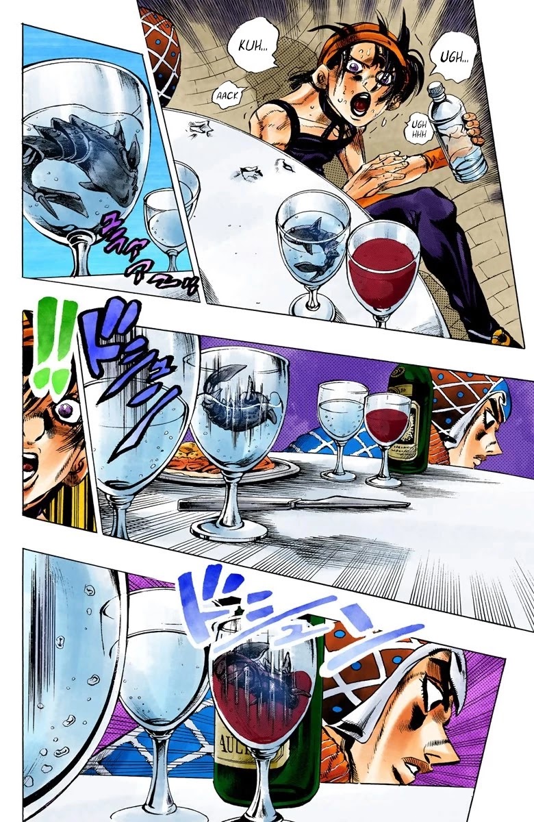 JoJo's Bizarre Adventure Part 5 - Vento Aureo (Official Colored) Chapter 86 page 9 - Chapter 86: Clash and Talking Head Part 1