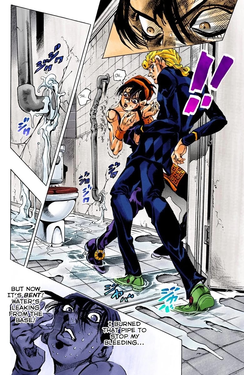 JoJo's Bizarre Adventure Part 5 - Vento Aureo (Official Colored) Chapter 88 page 18 - Chapter 88: Clash and Talking Head Part 3