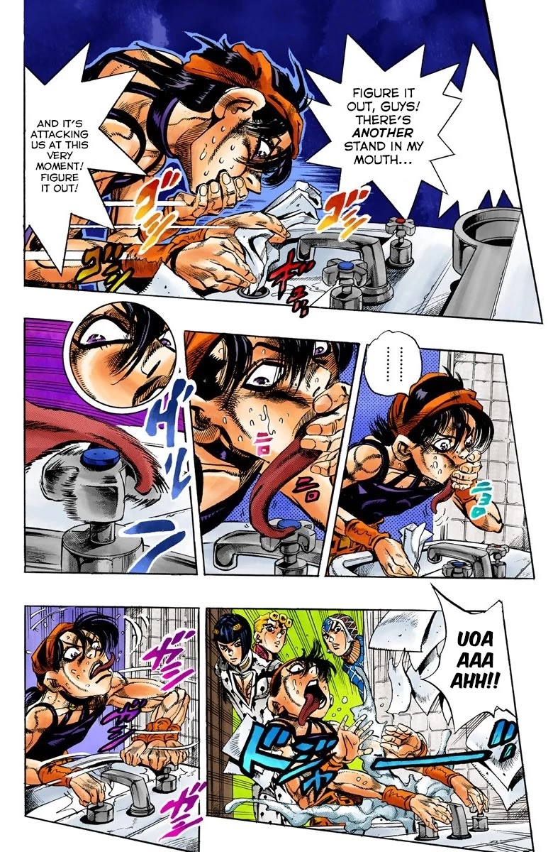 JoJo's Bizarre Adventure Part 5 - Vento Aureo (Official Colored) Chapter 88 page 5 - Chapter 88: Clash and Talking Head Part 3