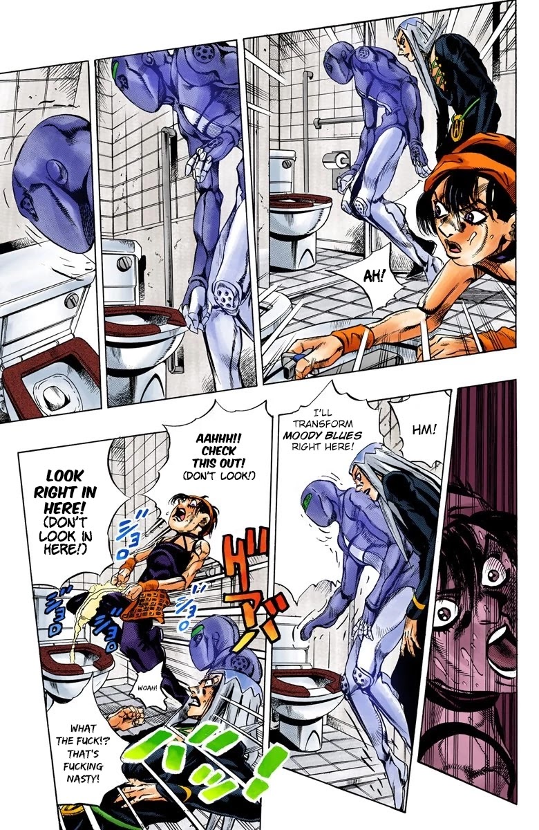 JoJo's Bizarre Adventure Part 5 - Vento Aureo (Official Colored) Chapter 88 page 6 - Chapter 88: Clash and Talking Head Part 3