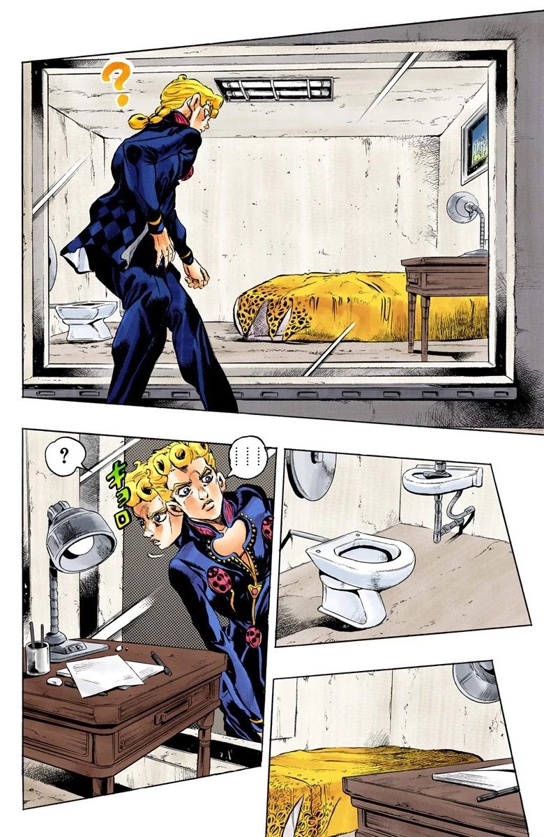 JoJo's Bizarre Adventure Part 5 - Vento Aureo (Official Colored) Chapter 9 page 13 - Chapter 9: Meet the Gangster Behind the Wall Part 1