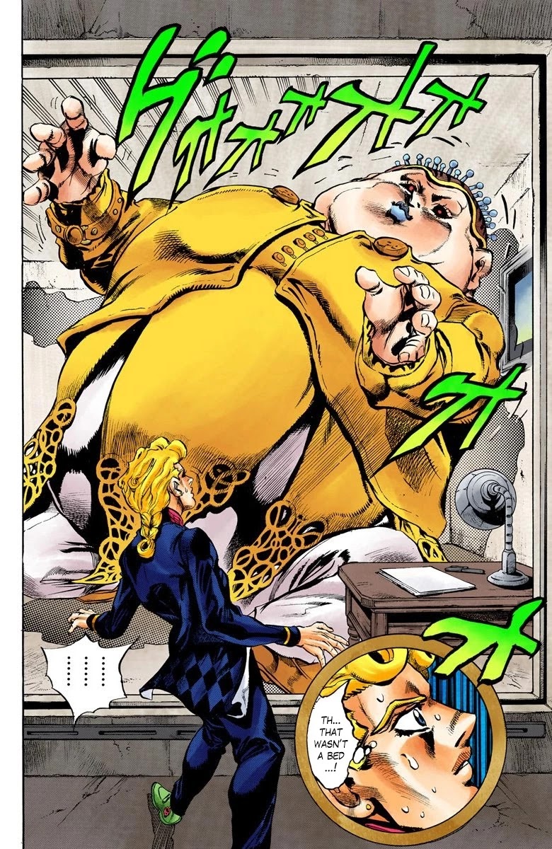 JoJo's Bizarre Adventure Part 5 - Vento Aureo (Official Colored) Chapter 9 page 15 - Chapter 9: Meet the Gangster Behind the Wall Part 1