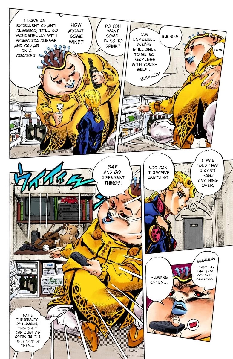 JoJo's Bizarre Adventure Part 5 - Vento Aureo (Official Colored) Chapter 9 page 17 - Chapter 9: Meet the Gangster Behind the Wall Part 1