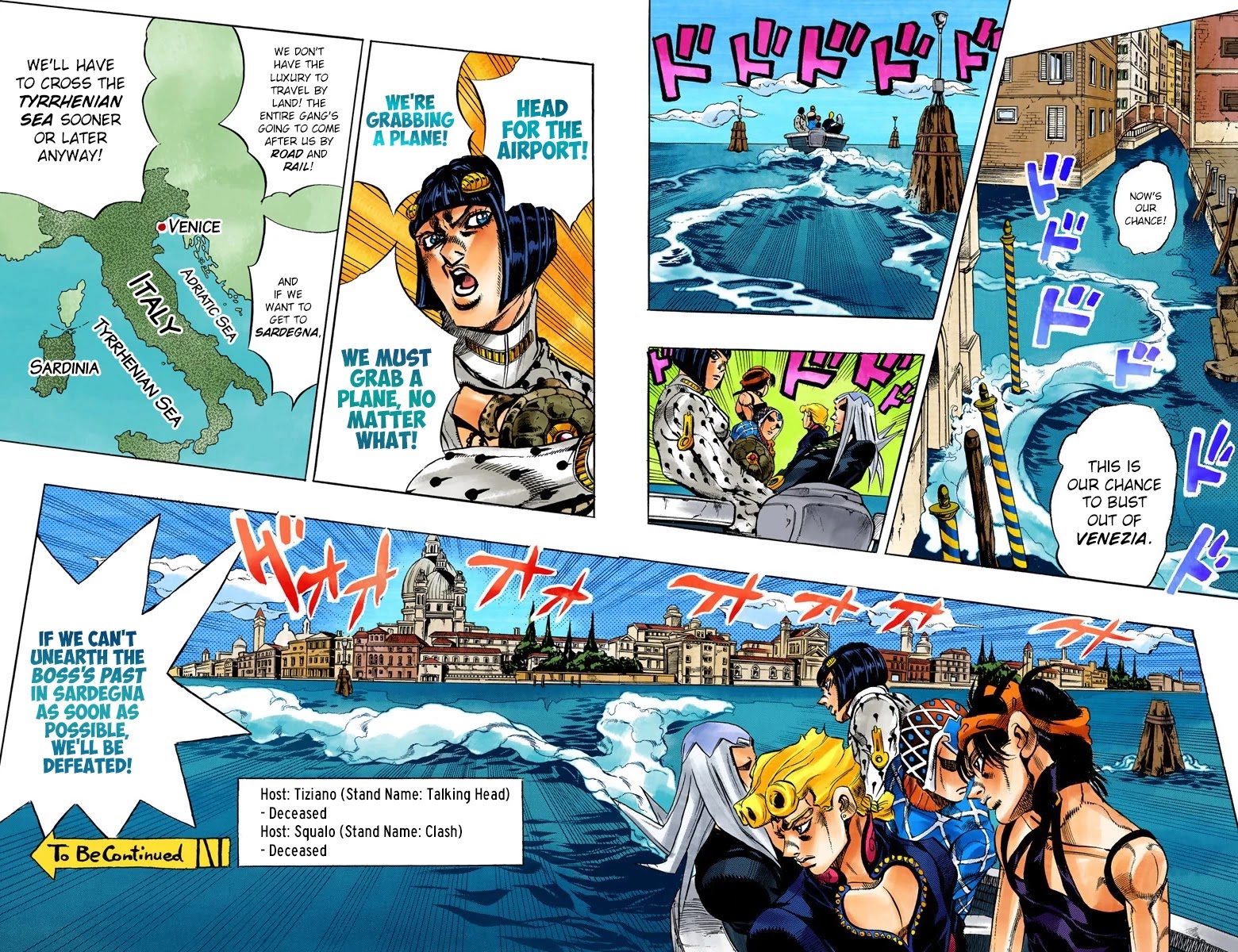JoJo's Bizarre Adventure Part 5 - Vento Aureo (Official Colored) Chapter 92 page 16 - Chapter 92: Clash and Talking Head Part 7