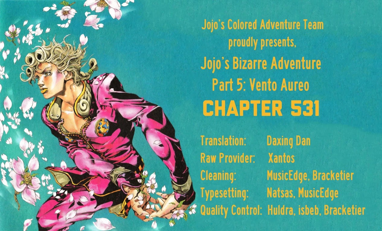 JoJo's Bizarre Adventure Part 5 - Vento Aureo (Official Colored) Chapter 92 page 17 - Chapter 92: Clash and Talking Head Part 7