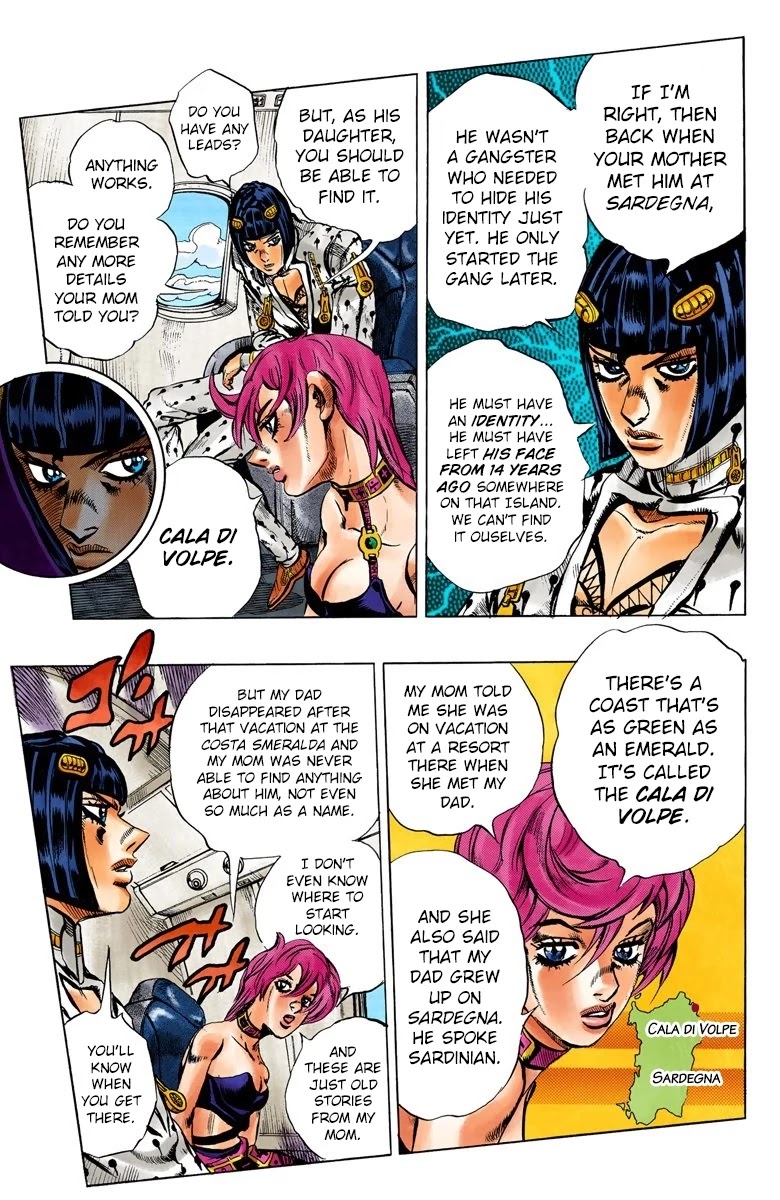 JoJo's Bizarre Adventure Part 5 - Vento Aureo (Official Colored) Chapter 94 page 10 - Chapter 94: Notorious B I G Part 1