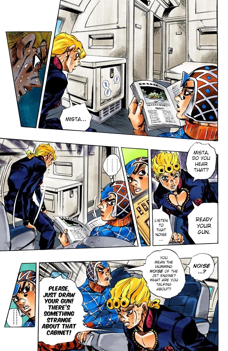 JoJo's Bizarre Adventure Part 5 - Vento Aureo (Official Colored) Chapter 94 page 12 - Chapter 94: Notorious B I G Part 1