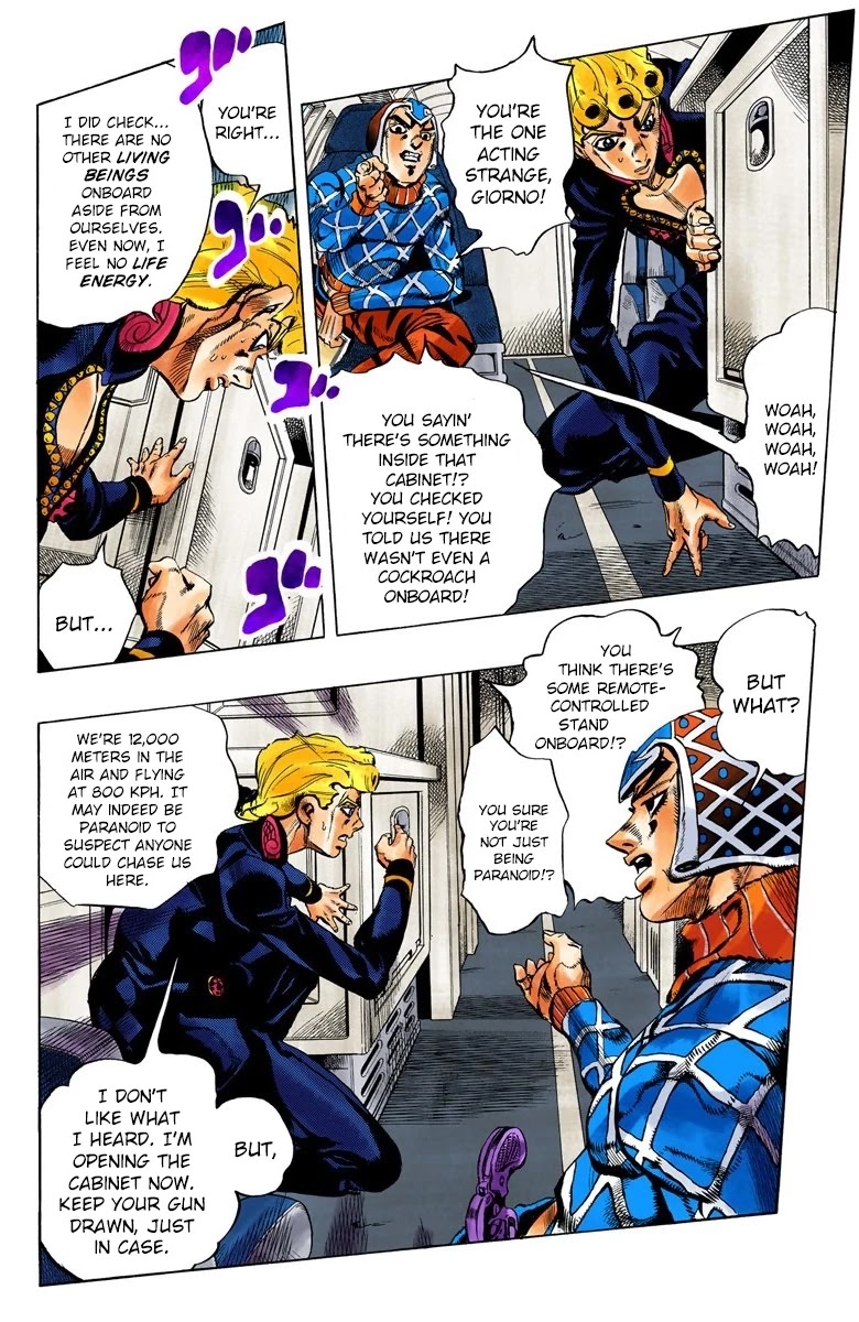 JoJo's Bizarre Adventure Part 5 - Vento Aureo (Official Colored) Chapter 94 page 13 - Chapter 94: Notorious B I G Part 1