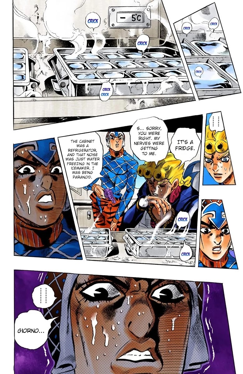 JoJo's Bizarre Adventure Part 5 - Vento Aureo (Official Colored) Chapter 94 page 15 - Chapter 94: Notorious B I G Part 1