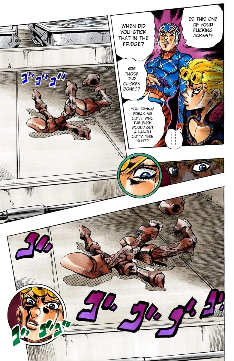 JoJo's Bizarre Adventure Part 5 - Vento Aureo (Official Colored) Chapter 94 page 16 - Chapter 94: Notorious B I G Part 1