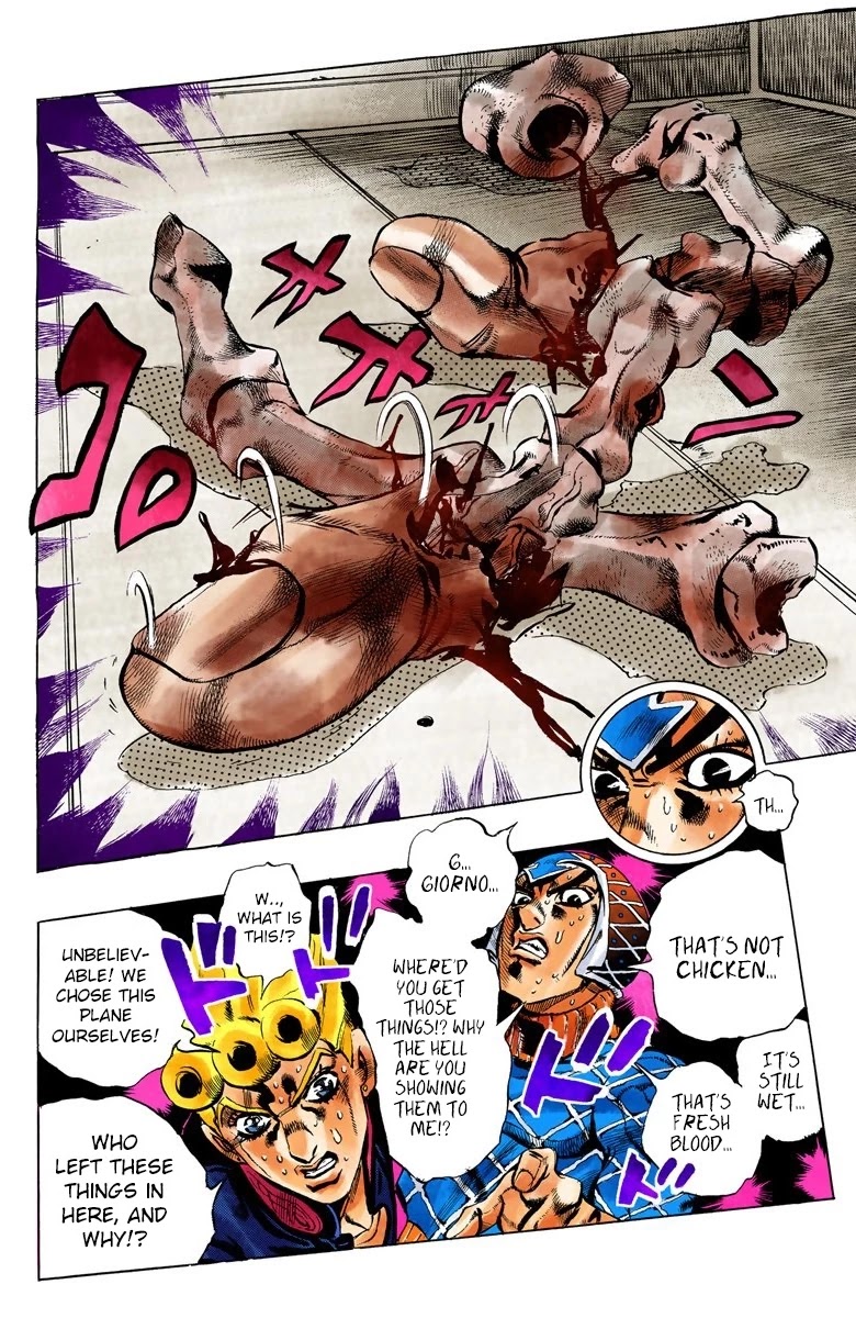 JoJo's Bizarre Adventure Part 5 - Vento Aureo (Official Colored) Chapter 94 page 17 - Chapter 94: Notorious B I G Part 1
