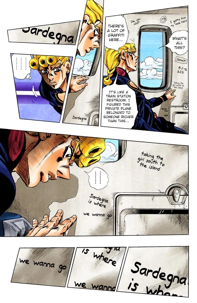 JoJo's Bizarre Adventure Part 5 - Vento Aureo (Official Colored) Chapter 95 page 11 - Chapter 95: Notorious B I G Part 2