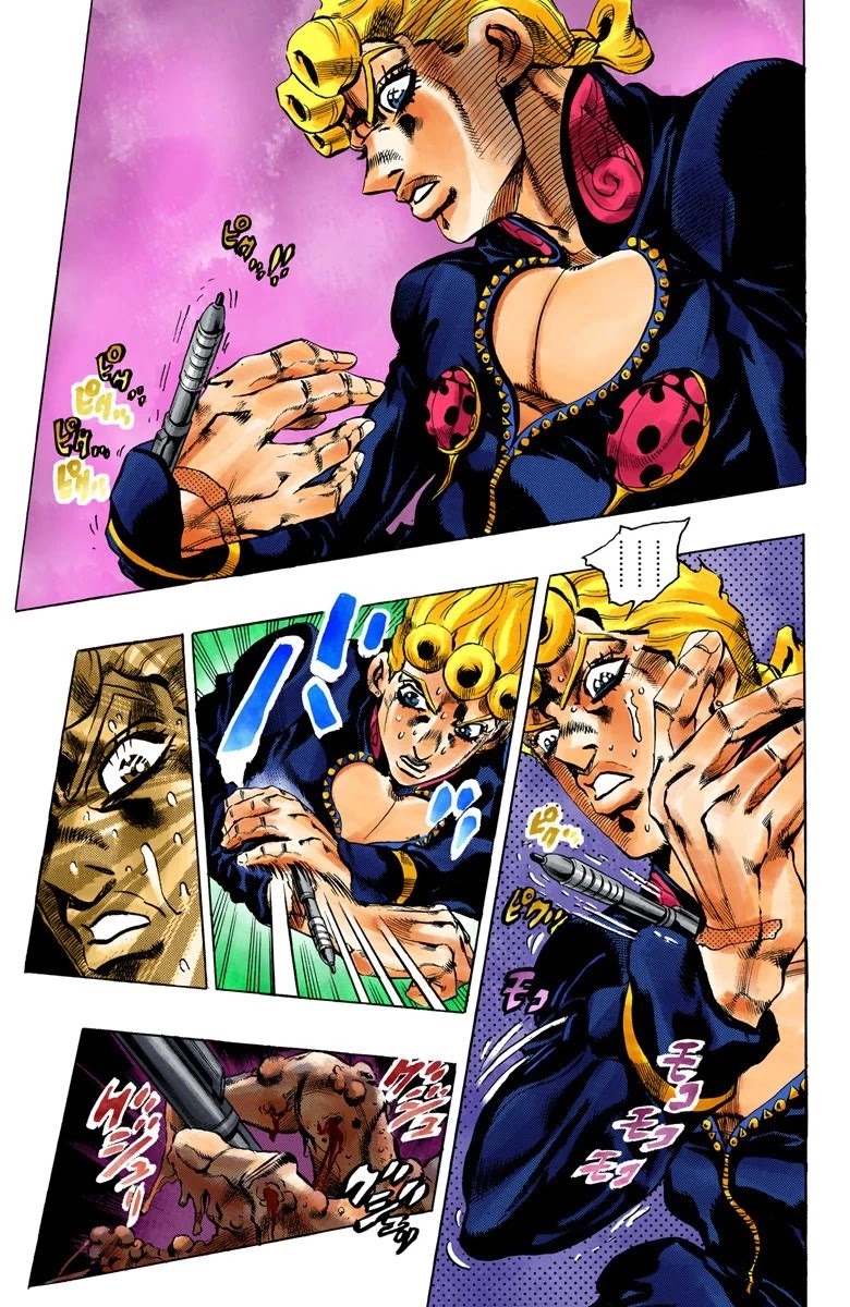 JoJo's Bizarre Adventure Part 5 - Vento Aureo (Official Colored) Chapter 95 page 15 - Chapter 95: Notorious B I G Part 2