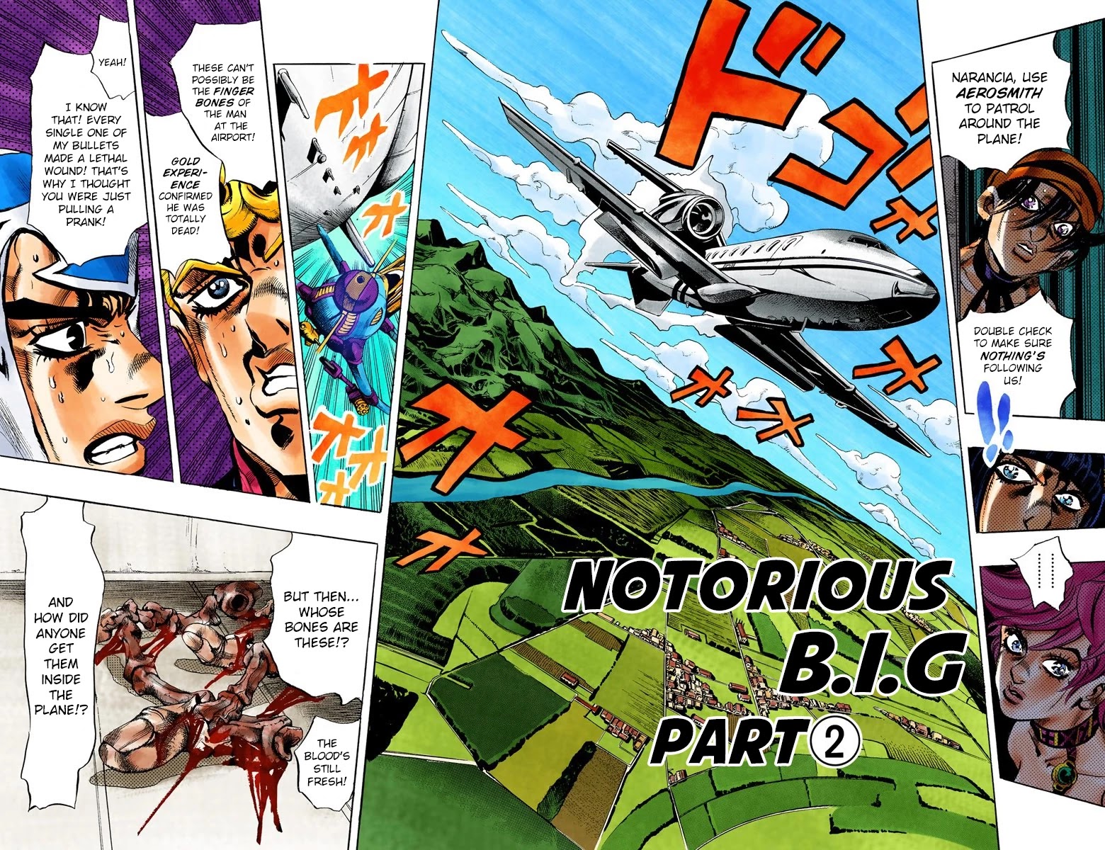 JoJo's Bizarre Adventure Part 5 - Vento Aureo (Official Colored) Chapter 95 page 3 - Chapter 95: Notorious B I G Part 2