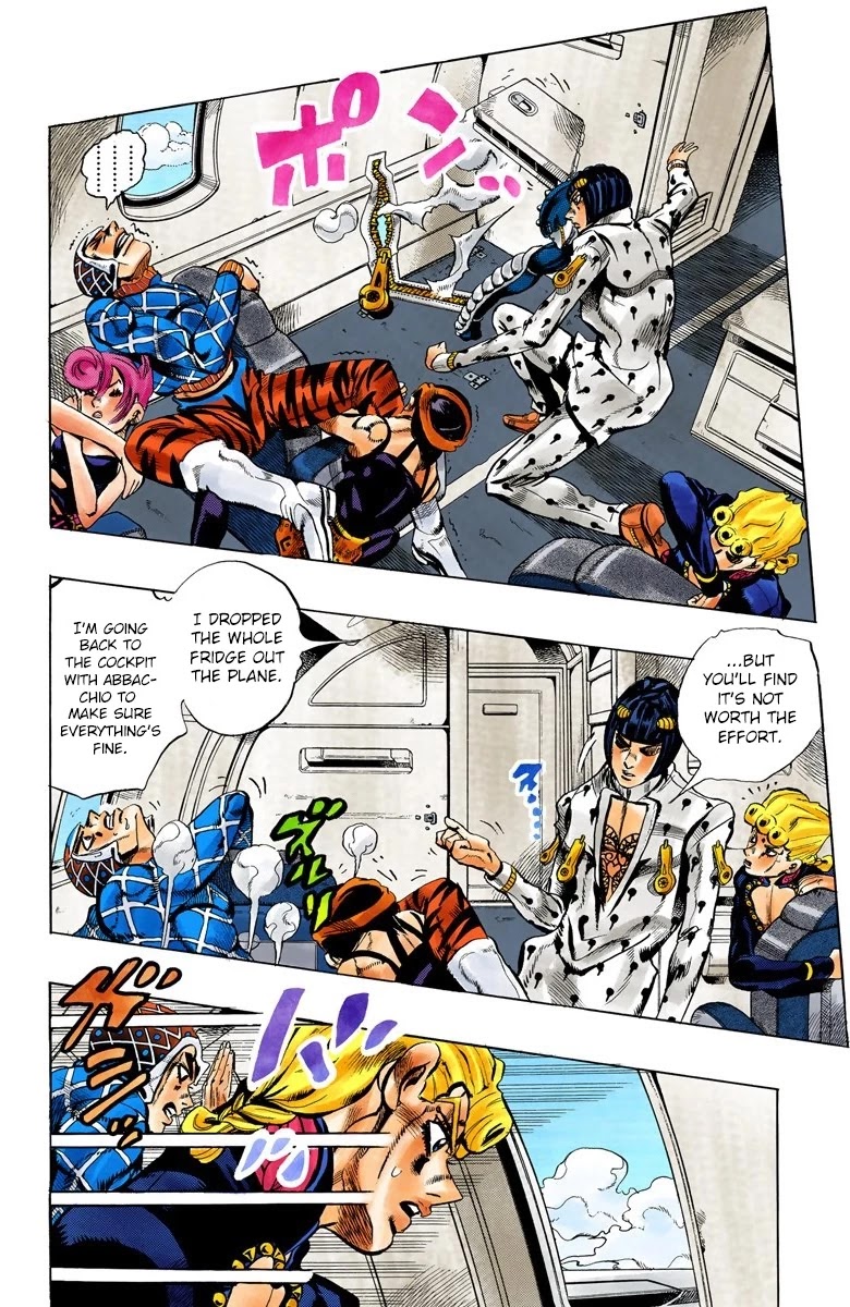 JoJo's Bizarre Adventure Part 5 - Vento Aureo (Official Colored) Chapter 95 page 8 - Chapter 95: Notorious B I G Part 2