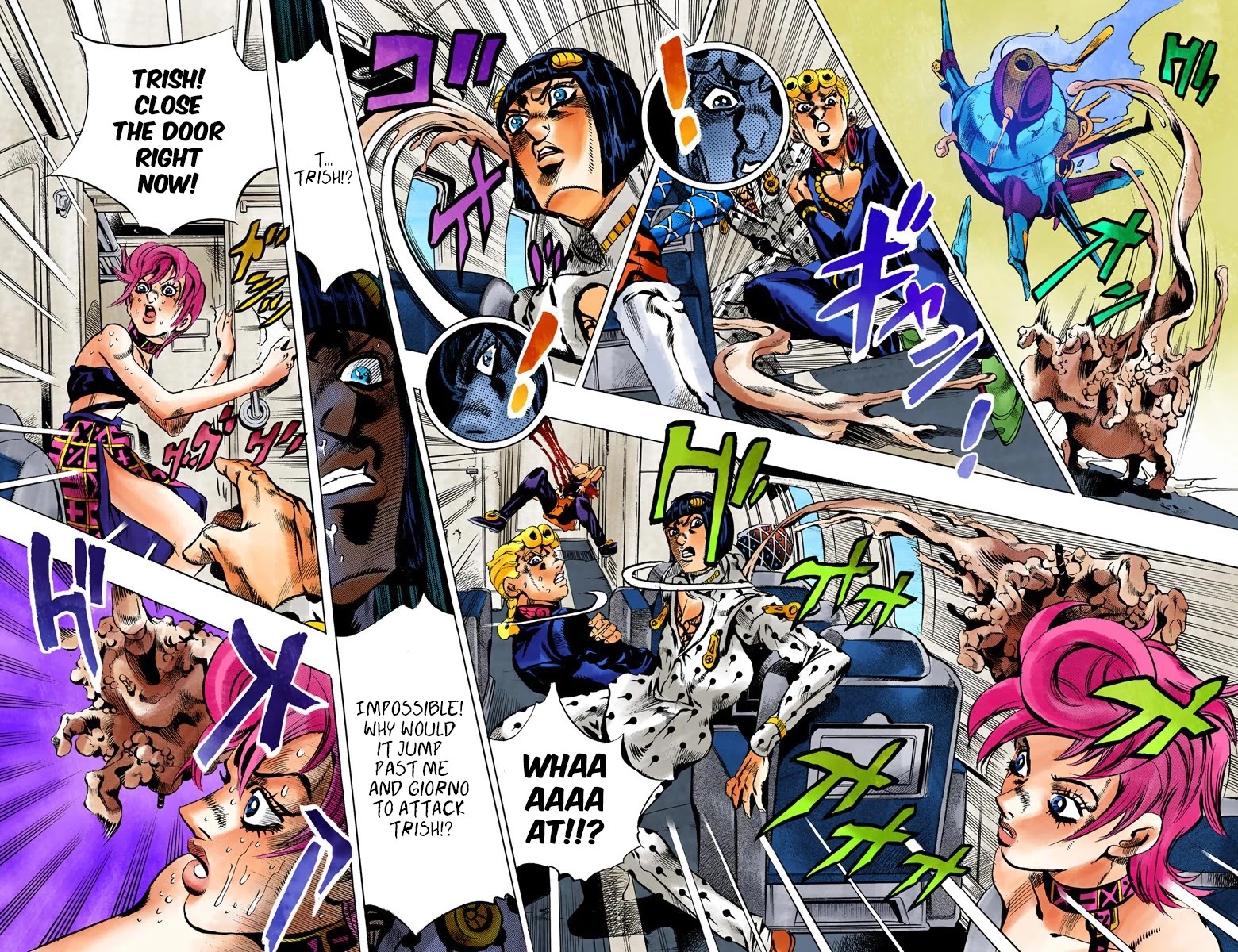 JoJo's Bizarre Adventure Part 5 - Vento Aureo (Official Colored) Chapter 96 page 13 - Chapter 96: Notorious B I G Part 3