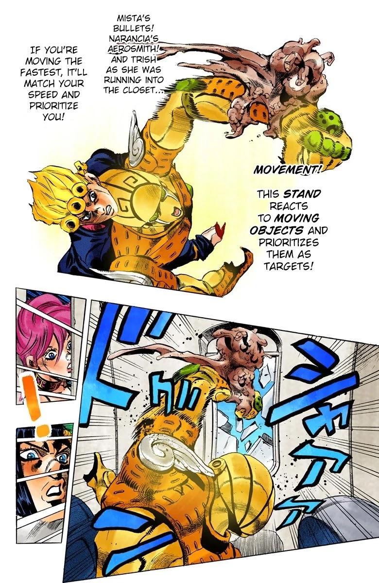 JoJo's Bizarre Adventure Part 5 - Vento Aureo (Official Colored) Chapter 96 page 16 - Chapter 96: Notorious B I G Part 3