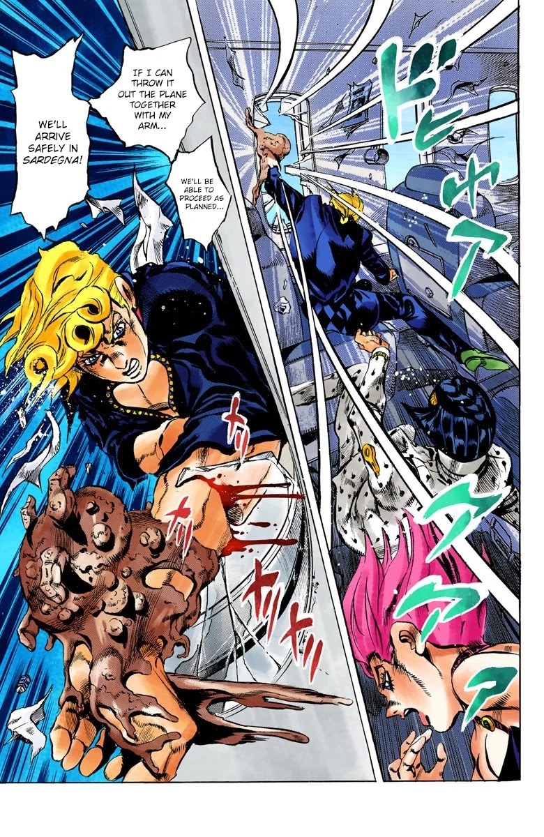 JoJo's Bizarre Adventure Part 5 - Vento Aureo (Official Colored) Chapter 96 page 17 - Chapter 96: Notorious B I G Part 3