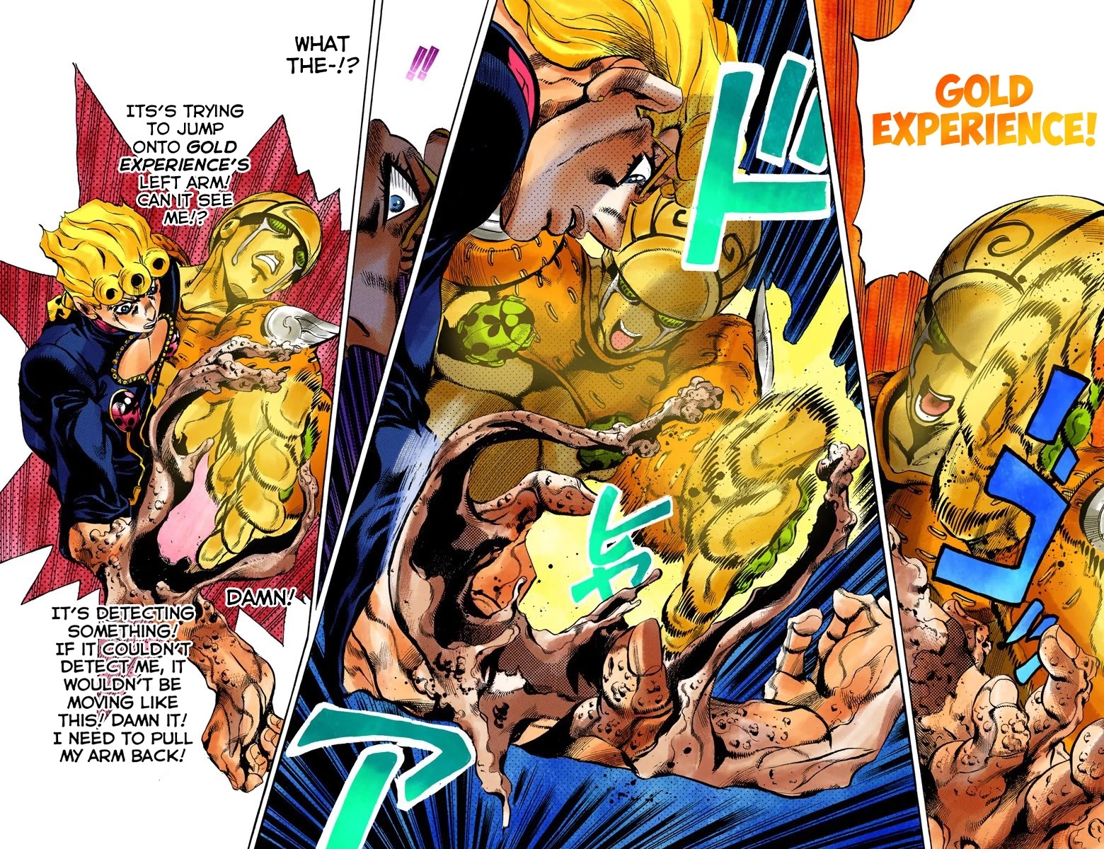 JoJo's Bizarre Adventure Part 5 - Vento Aureo (Official Colored) Chapter 96 page 3 - Chapter 96: Notorious B I G Part 3