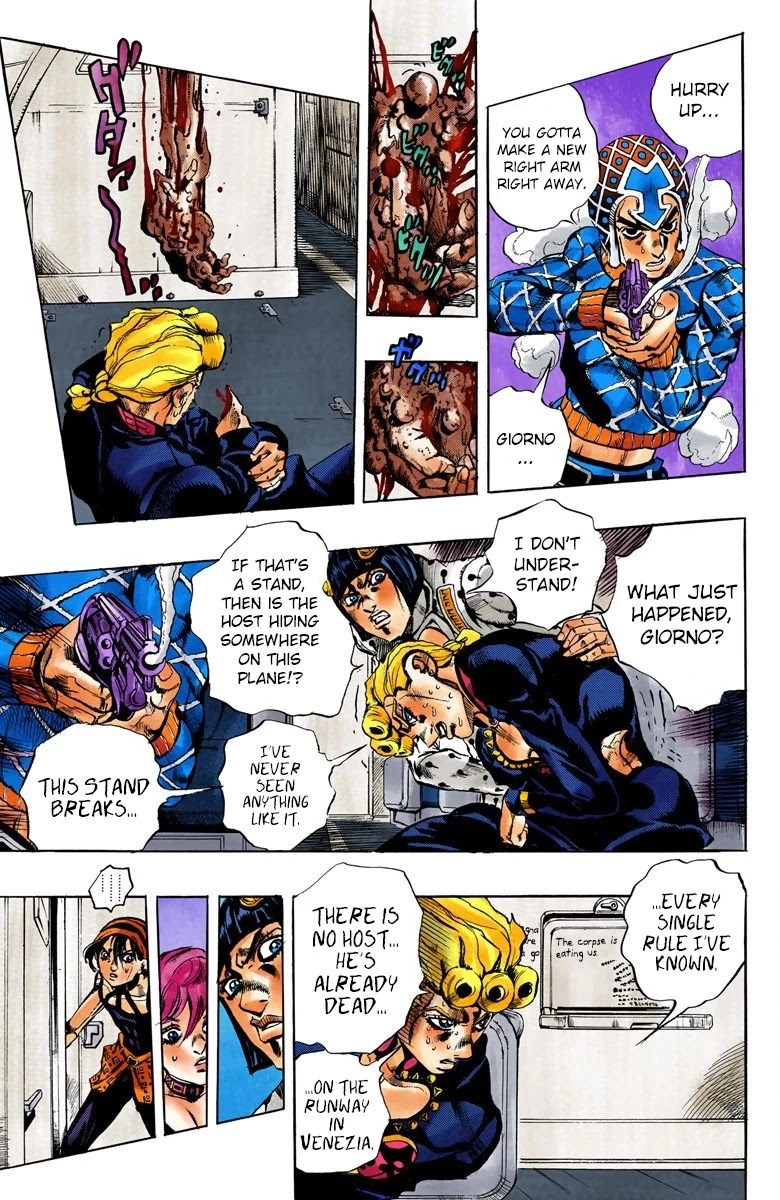 JoJo's Bizarre Adventure Part 5 - Vento Aureo (Official Colored) Chapter 96 page 5 - Chapter 96: Notorious B I G Part 3
