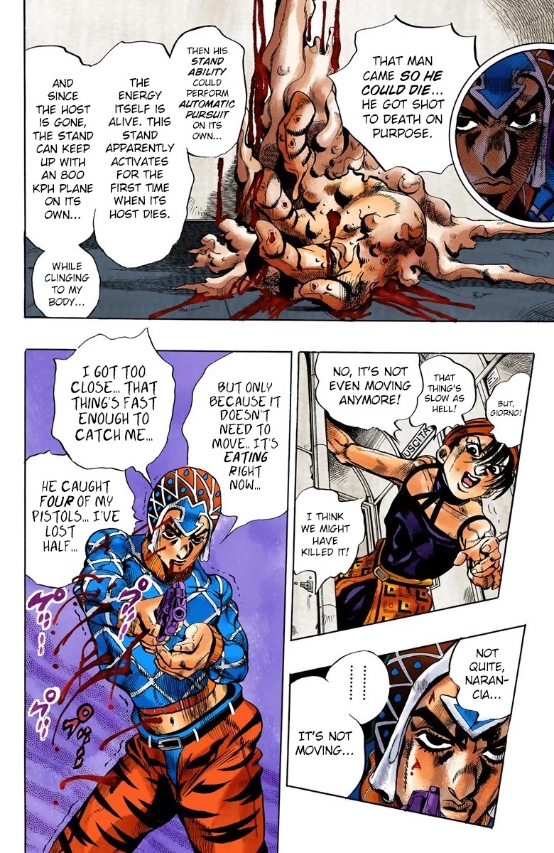 JoJo's Bizarre Adventure Part 5 - Vento Aureo (Official Colored) Chapter 96 page 6 - Chapter 96: Notorious B I G Part 3
