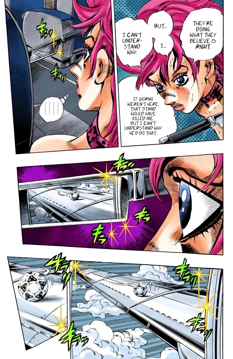 JoJo's Bizarre Adventure Part 5 - Vento Aureo (Official Colored) Chapter 97 page 10 - Chapter 97: Notorious B I G Part 4