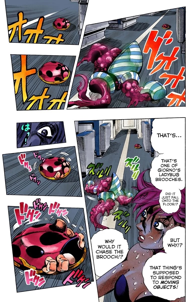 JoJo's Bizarre Adventure Part 5 - Vento Aureo (Official Colored) Chapter 97 page 18 - Chapter 97: Notorious B I G Part 4