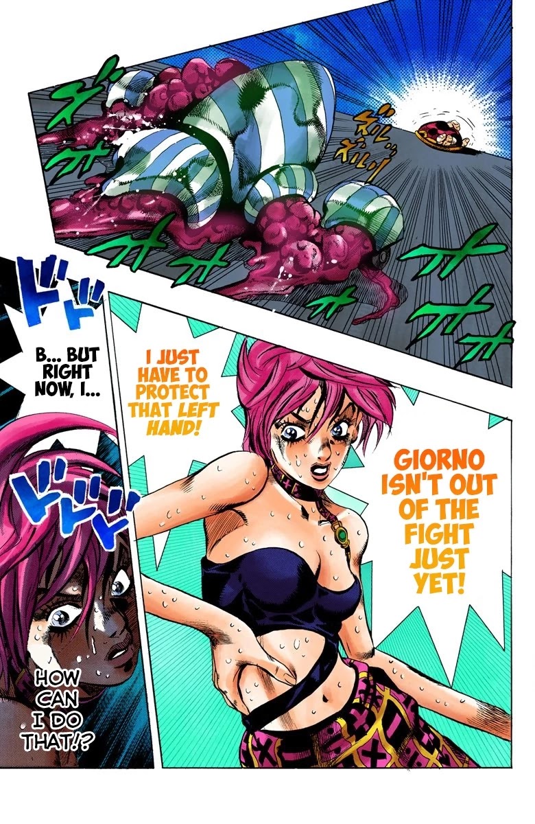 JoJo's Bizarre Adventure Part 5 - Vento Aureo (Official Colored) Chapter 97 page 20 - Chapter 97: Notorious B I G Part 4