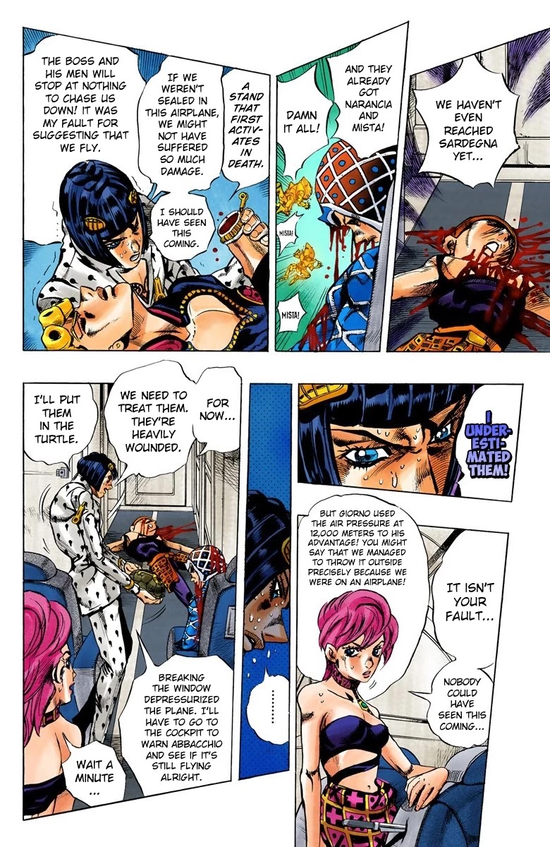 JoJo's Bizarre Adventure Part 5 - Vento Aureo (Official Colored) Chapter 97 page 7 - Chapter 97: Notorious B I G Part 4