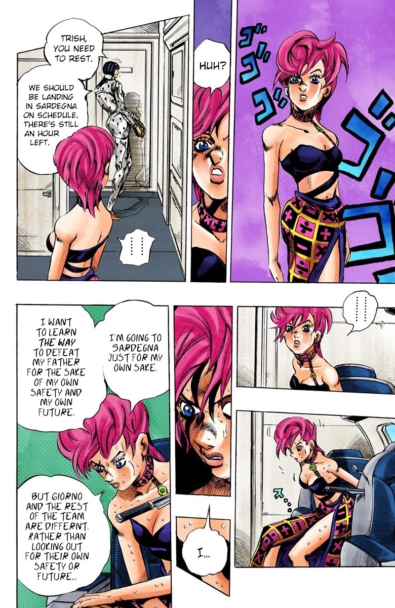 JoJo's Bizarre Adventure Part 5 - Vento Aureo (Official Colored) Chapter 97 page 9 - Chapter 97: Notorious B I G Part 4