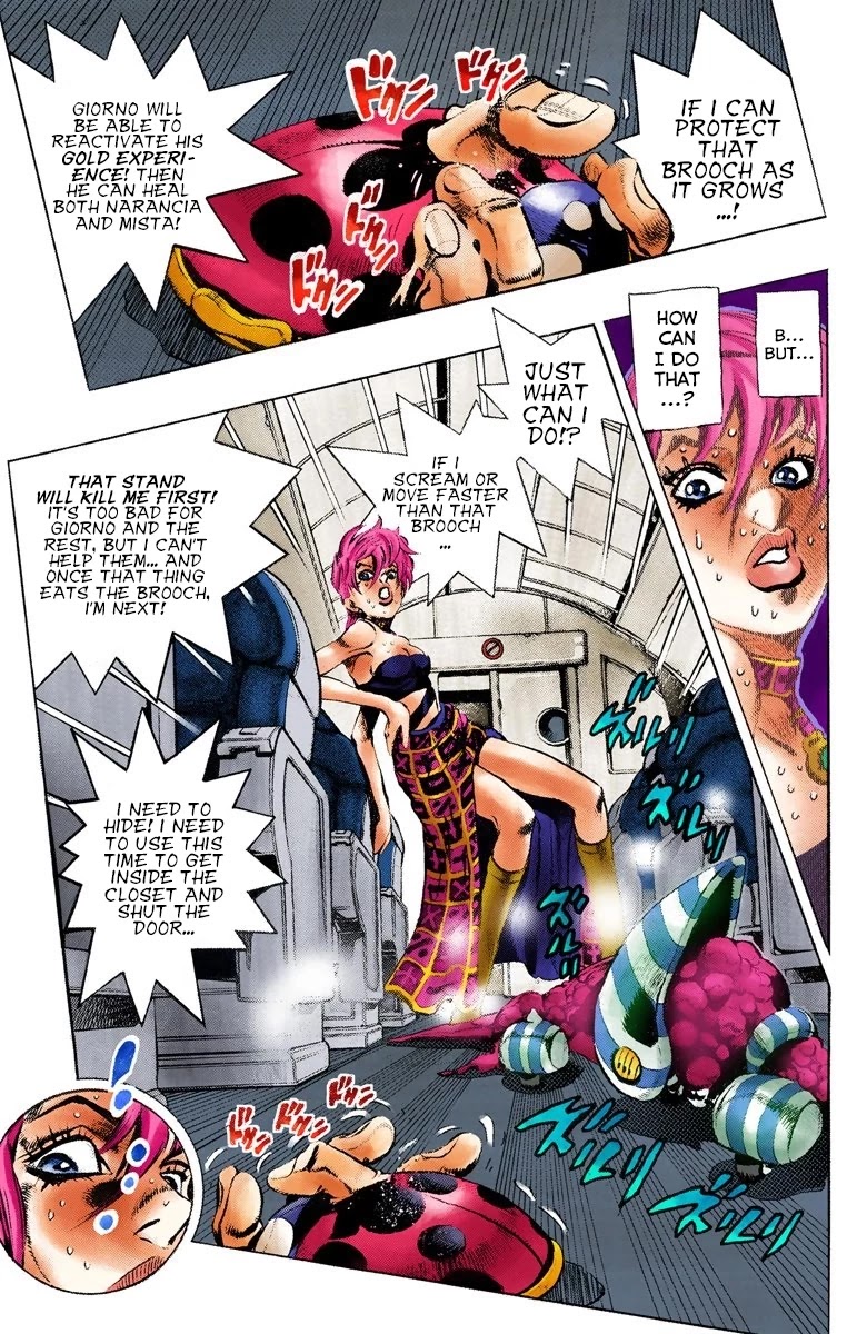 JoJo's Bizarre Adventure Part 5 - Vento Aureo (Official Colored) Chapter 98 page 5 - Chapter 98: Notorious B I G Part 5