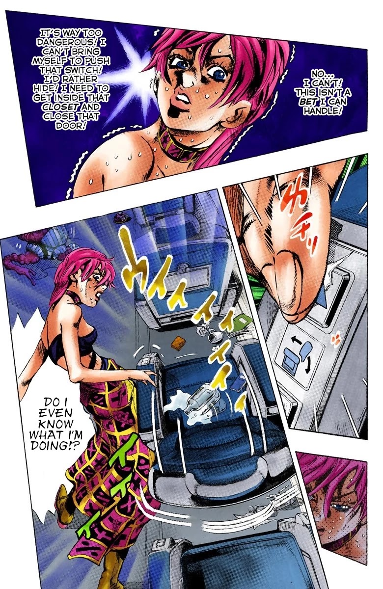 JoJo's Bizarre Adventure Part 5 - Vento Aureo (Official Colored) Chapter 98 page 7 - Chapter 98: Notorious B I G Part 5