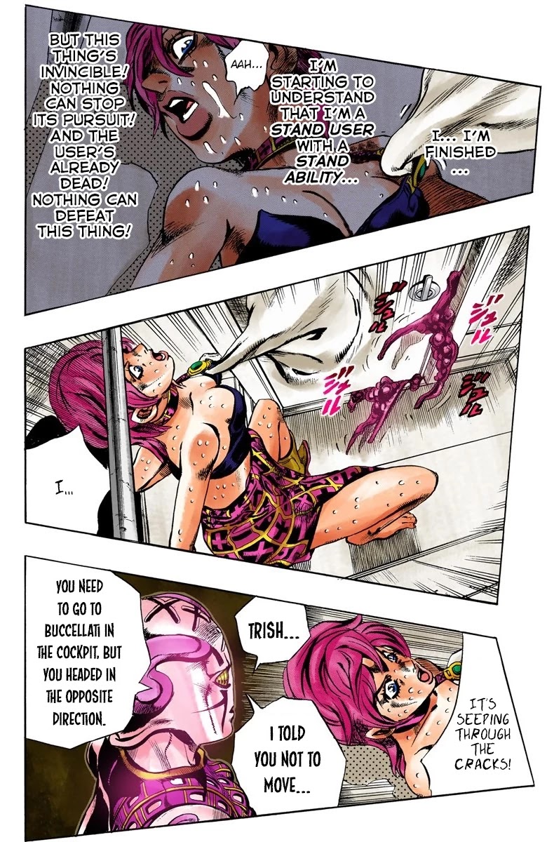 JoJo's Bizarre Adventure Part 5 - Vento Aureo (Official Colored) Chapter 99 page 12 - Chapter 99: Notorious B I G Part 6