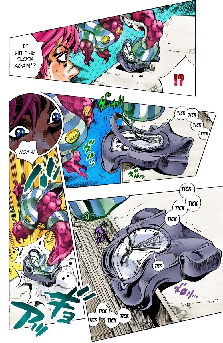 JoJo's Bizarre Adventure Part 5 - Vento Aureo (Official Colored) Chapter 99 page 14 - Chapter 99: Notorious B I G Part 6