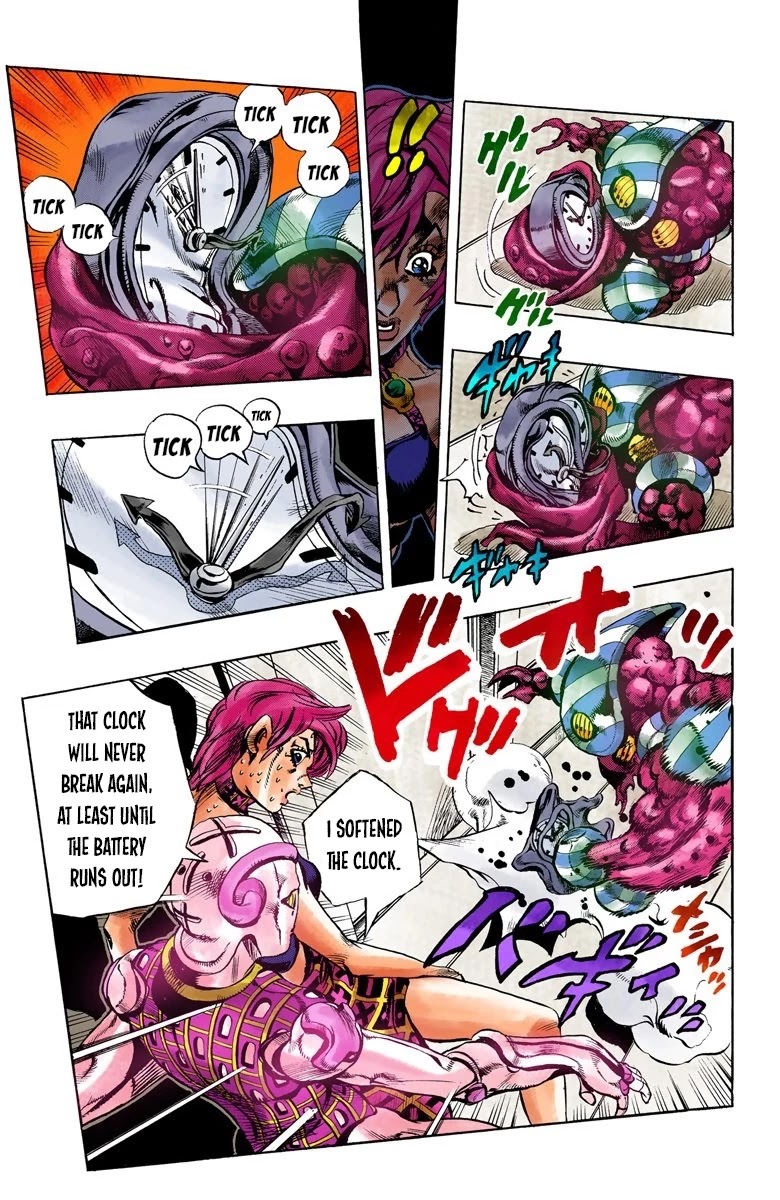 JoJo's Bizarre Adventure Part 5 - Vento Aureo (Official Colored) Chapter 99 page 15 - Chapter 99: Notorious B I G Part 6