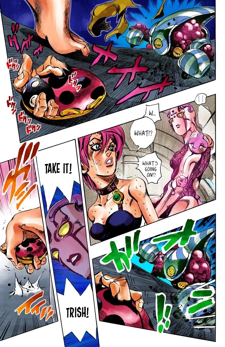 JoJo's Bizarre Adventure Part 5 - Vento Aureo (Official Colored) Chapter 99 page 4 - Chapter 99: Notorious B I G Part 6