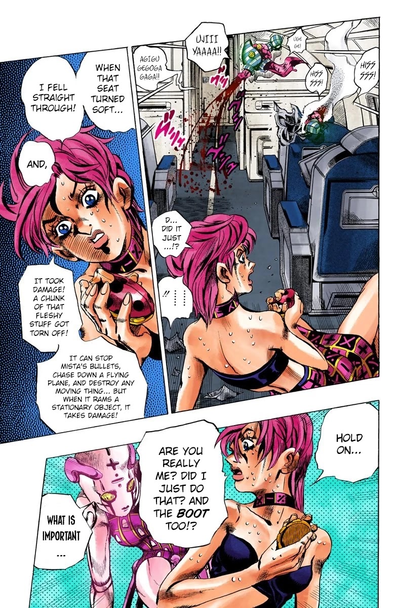JoJo's Bizarre Adventure Part 5 - Vento Aureo (Official Colored) Chapter 99 page 8 - Chapter 99: Notorious B I G Part 6