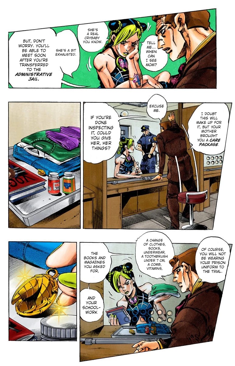 JoJo's Bizarre Adventure Part 6 - Stone Ocean (Official Colored) Chapter 1 page 15 - Chapter 1: Stone Ocean Part 1