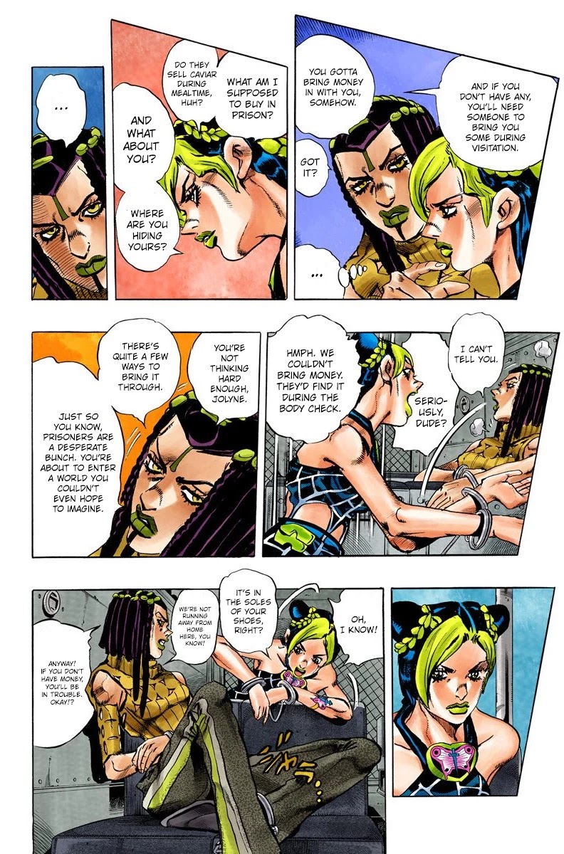 JoJo's Bizarre Adventure Part 6 - Stone Ocean (Official Colored) Chapter 1 page 25 - Chapter 1: Stone Ocean Part 1