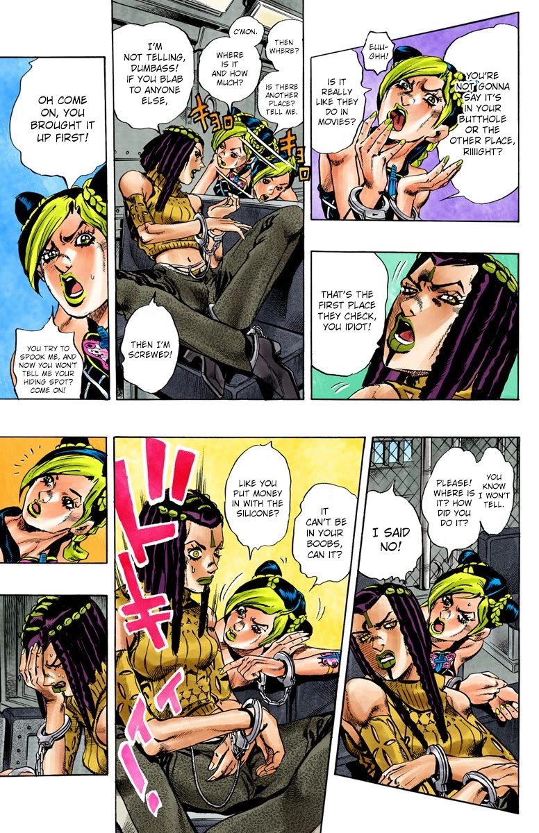 JoJo's Bizarre Adventure Part 6 - Stone Ocean (Official Colored) Chapter 1 page 26 - Chapter 1: Stone Ocean Part 1