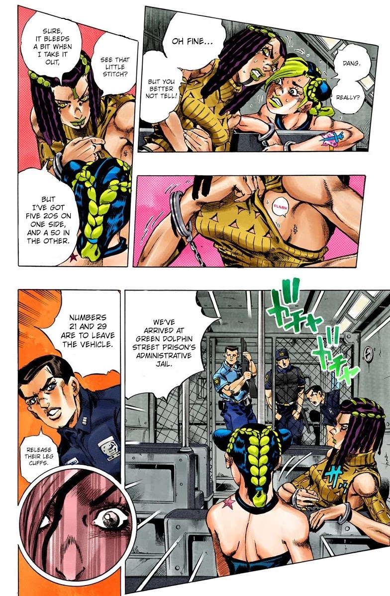 JoJo's Bizarre Adventure Part 6 - Stone Ocean (Official Colored) Chapter 1 page 27 - Chapter 1: Stone Ocean Part 1